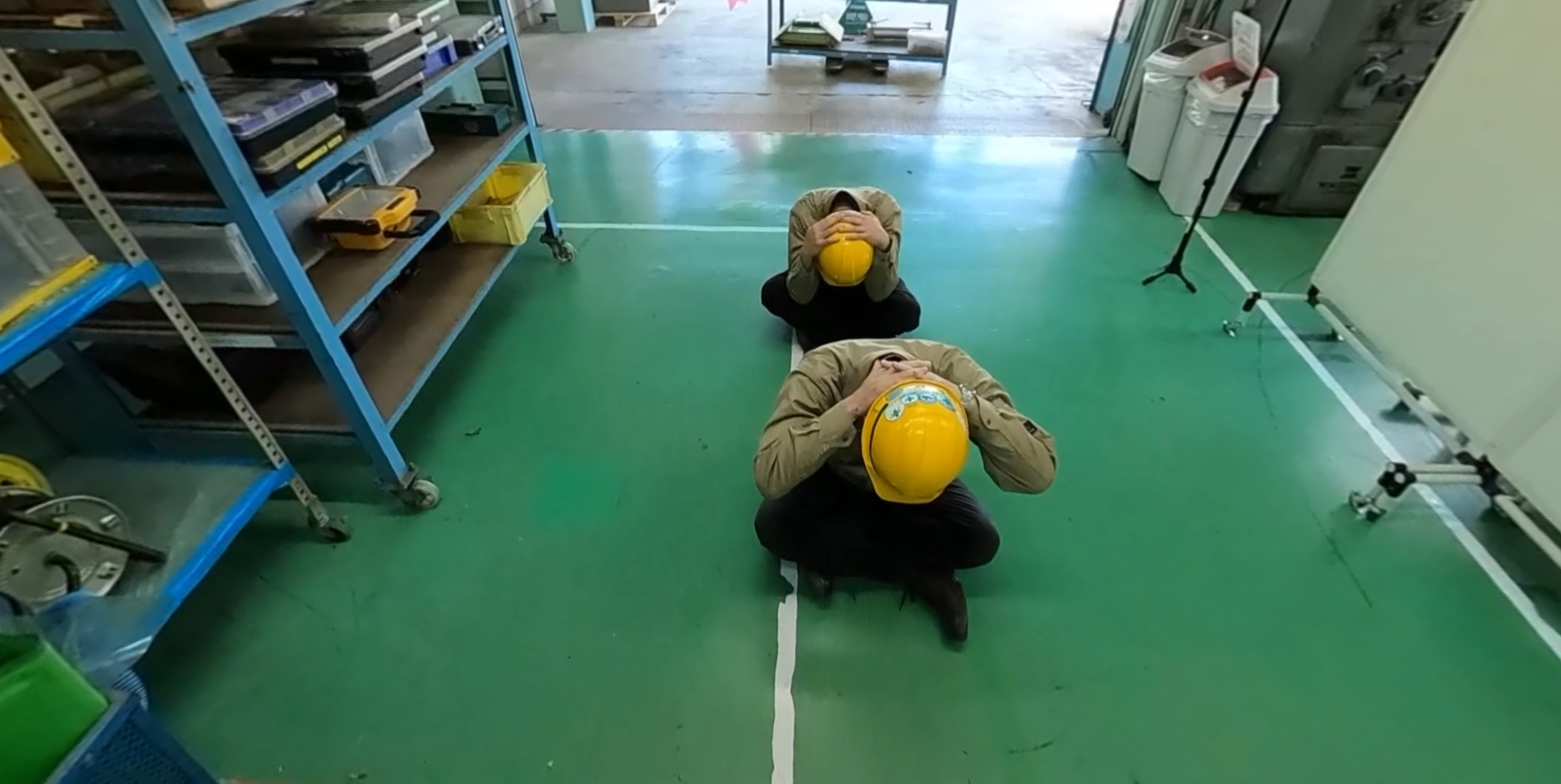 地震体験学習、が起きた時の対処法